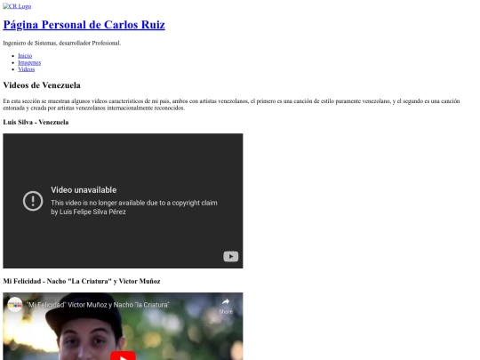 Modulo2/Pagina+Personal/pag/videos screenshot