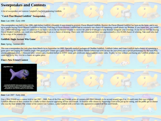 advertising/sweepstakesandcontests/sweepstakesandcontests screenshot