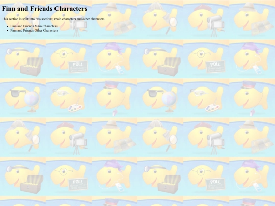 characters/finnandfriendscharacters/finnandfriendscharacters screenshot