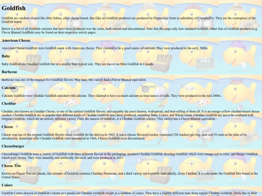 food/goldfish/goldfish screenshot