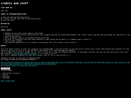 credits screenshot