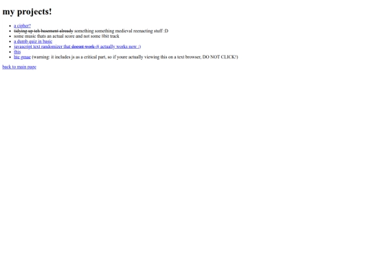 projects_textver screenshot