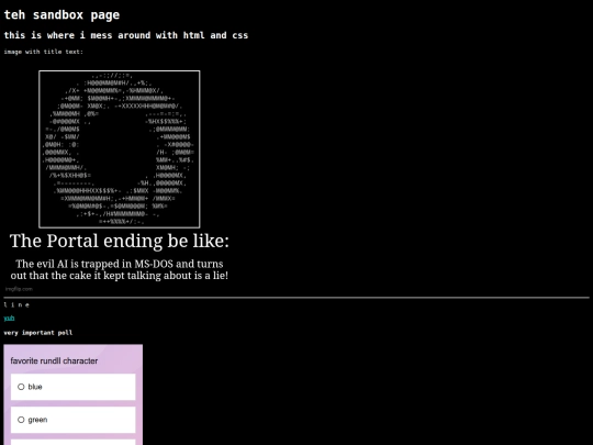sandbox screenshot
