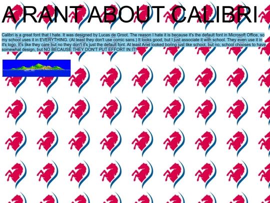 CALIBRI screenshot