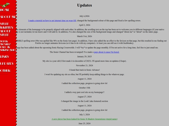 blog screenshot