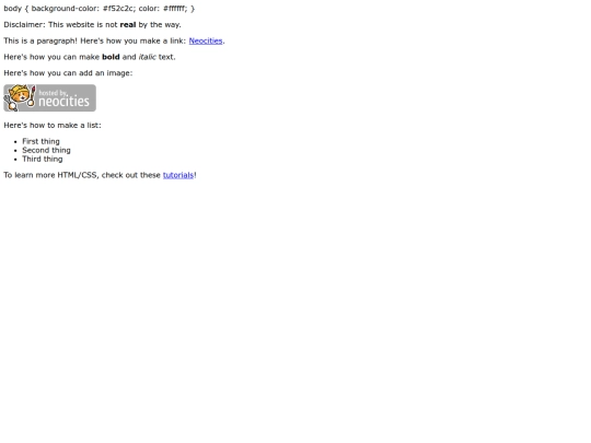 index screenshot