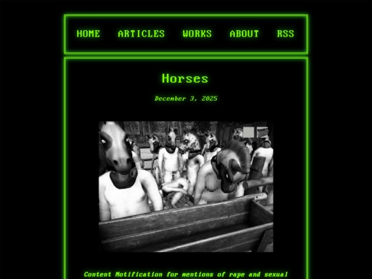 articles/horses screenshot