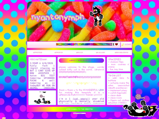 test screenshot