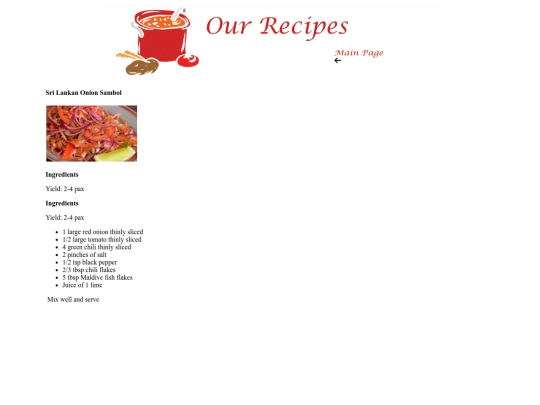 Sri Lankan Onion Sambol screenshot