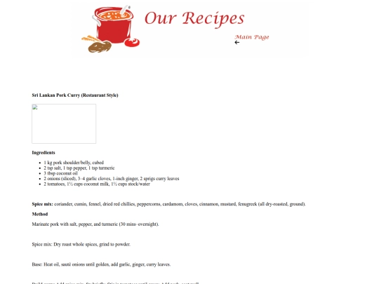 Sri Lankan Pork Curry (Restaurant Style) screenshot