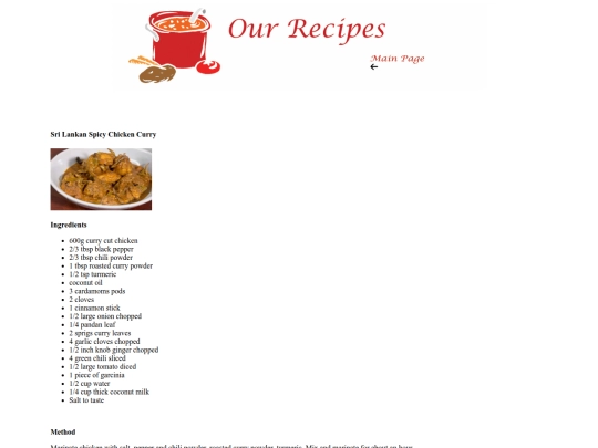 Sri Lankan Spicy Chicken Curry screenshot
