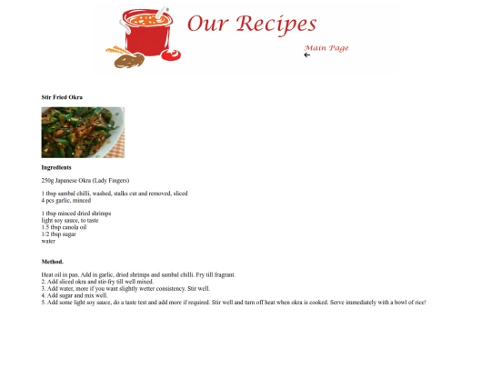 Stir Fried Okra screenshot