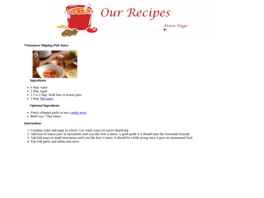 Vietnamese Dipping Fish Sauce screenshot