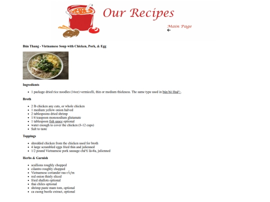 Vietnamese Soup with Chicken, Pork, Egg screenshot