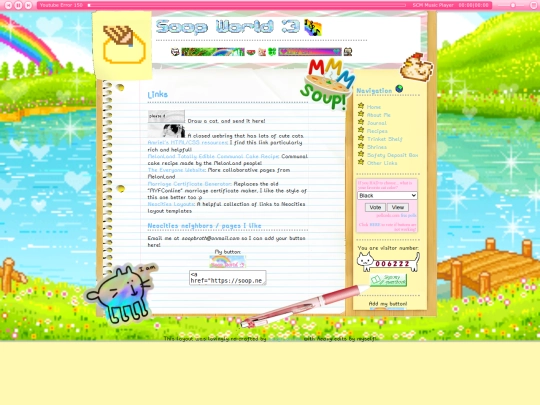 links screenshot