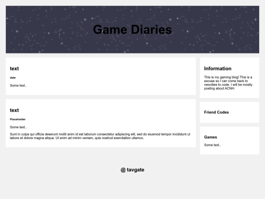 gamediaries screenshot