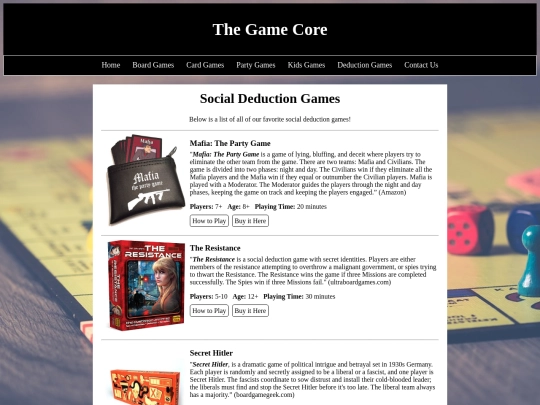 DeductionGames screenshot