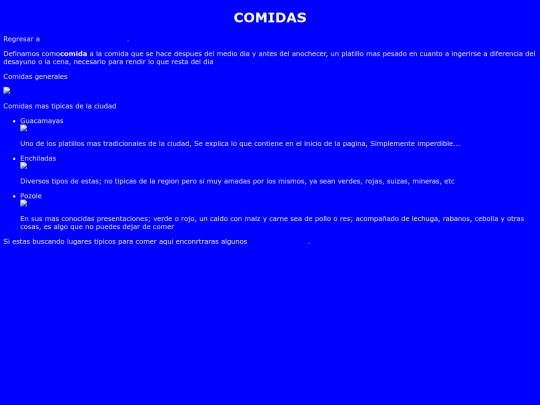 Comidas screenshot