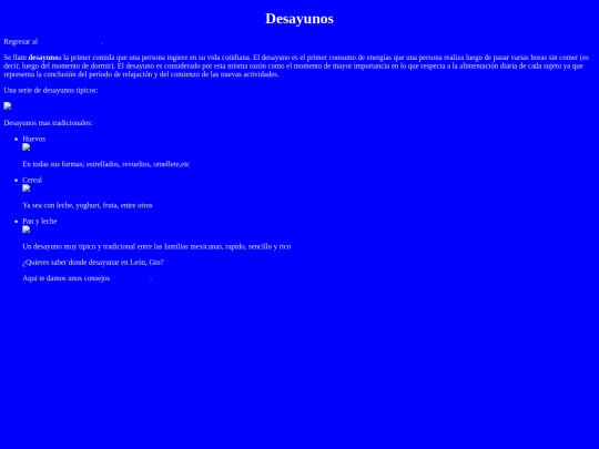 Desayunos screenshot