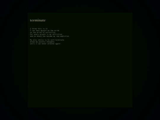 journals/asandybeach/terminate screenshot