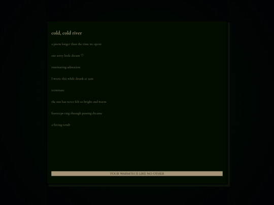 pages/a sandy beach and cold river screenshot
