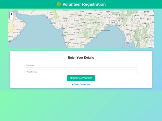 miniproject/volunteer screenshot