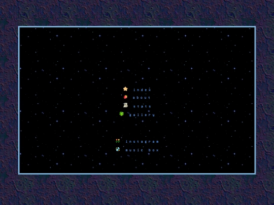 menu screenshot