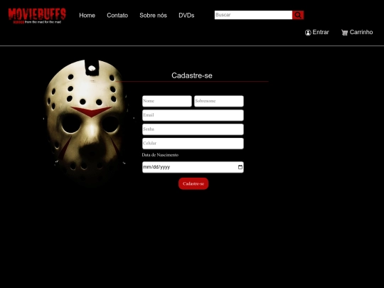 paginas/cadastro screenshot