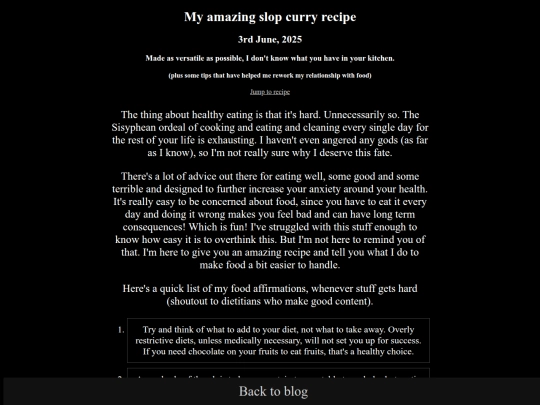 blogposts/myslop screenshot