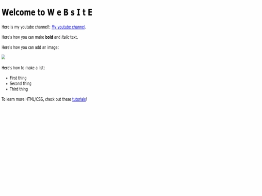 index screenshot