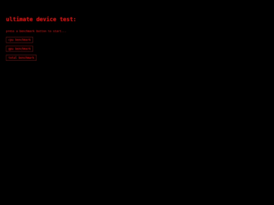 test screenshot