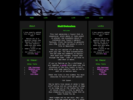 index screenshot