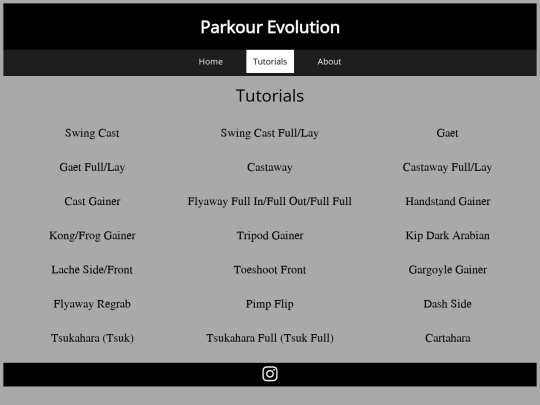 tutorialwebsitetutorials screenshot