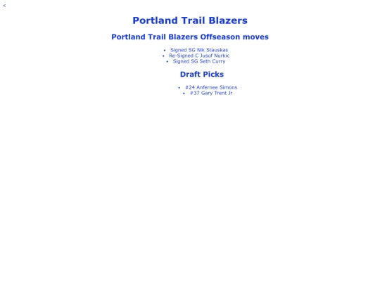 trailblazers screenshot