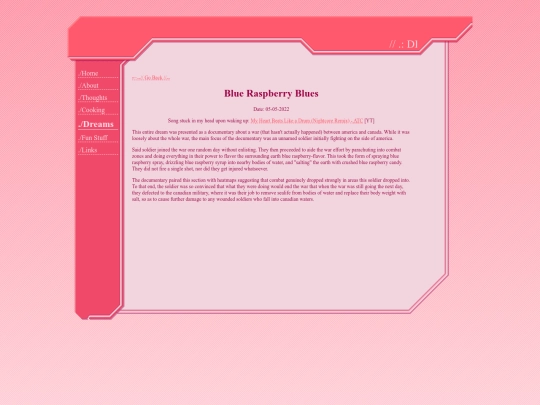 dreams/raspberry screenshot