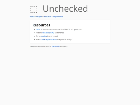resources screenshot