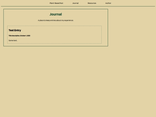 journal screenshot
