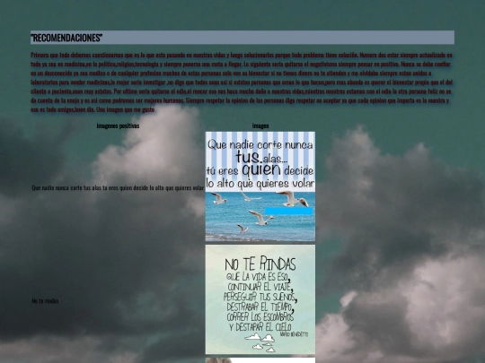 Relatos de vida/Recomendaciones screenshot