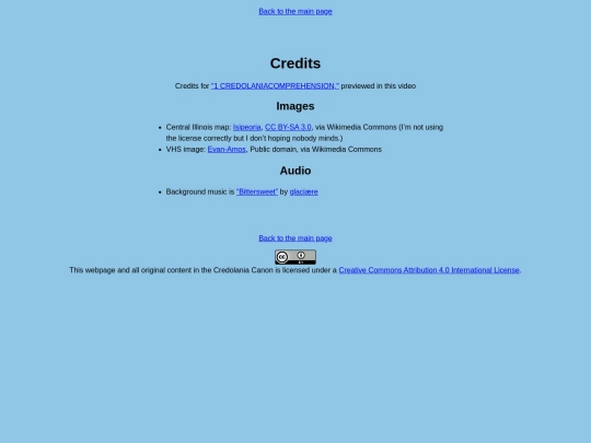 credolaniacanon/communiqué screenshot