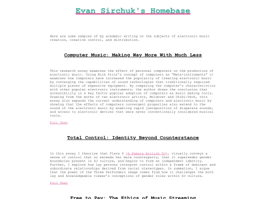 writing screenshot