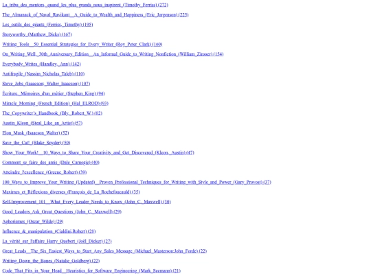 menu-par-livre screenshot