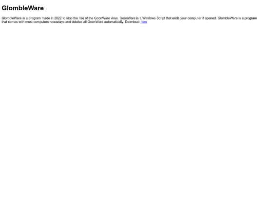 glombleware screenshot