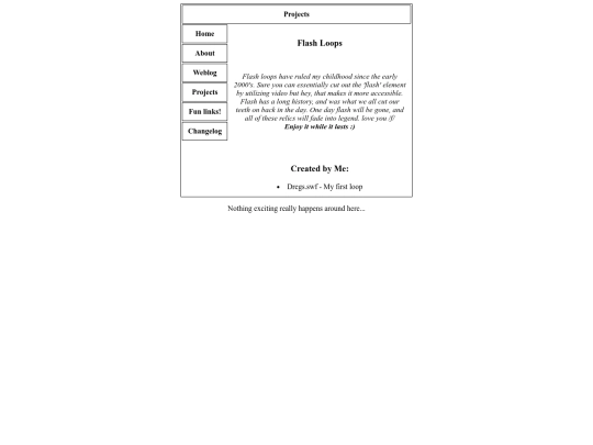 projects screenshot