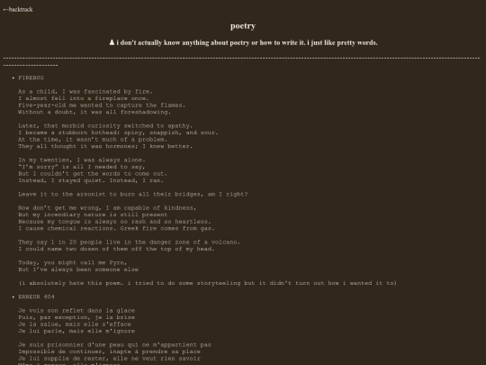 poetry screenshot
