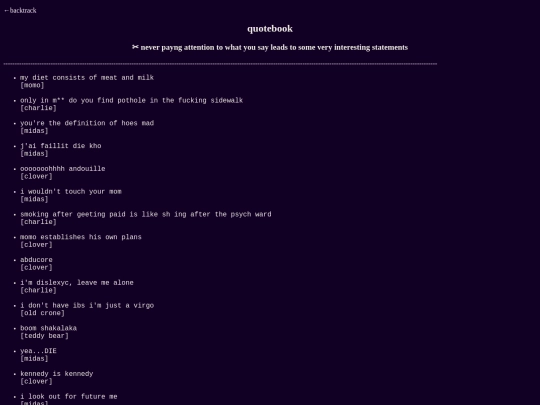 quotebook screenshot