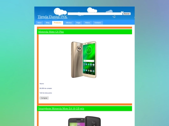 productos screenshot