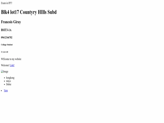 index screenshot