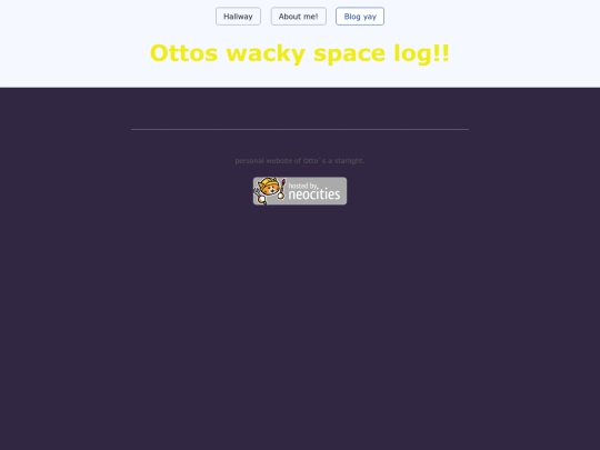 Blog screenshot