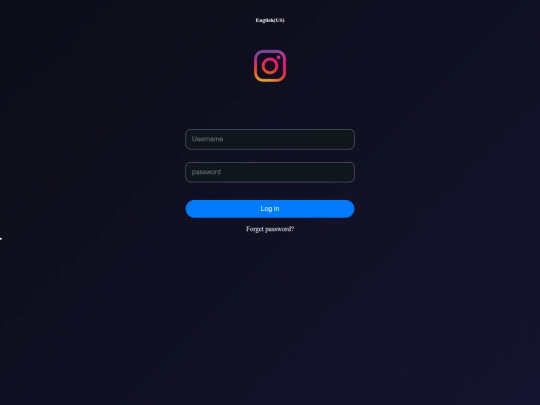 instagram/Login screenshot