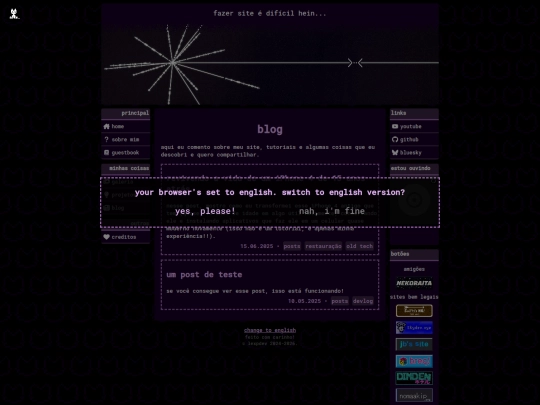 blog screenshot